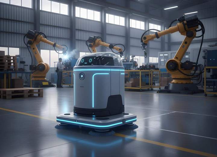 Nettoyage locaux professionnels avec robot Pertuis